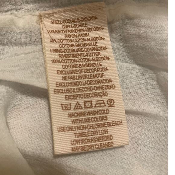 Free People Sunbeams Embroidered Off Shoulder Boho Mini Dress size XS - Picture 4 of 13